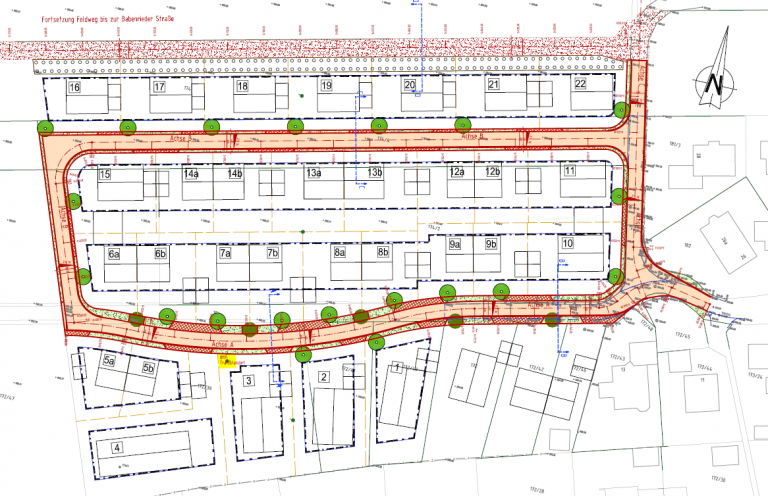 Baugebiet Flurstraße Planung