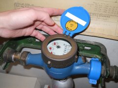 Wasserzählerablesung