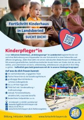 Stellenanzeige Kinderhaus Landsberied