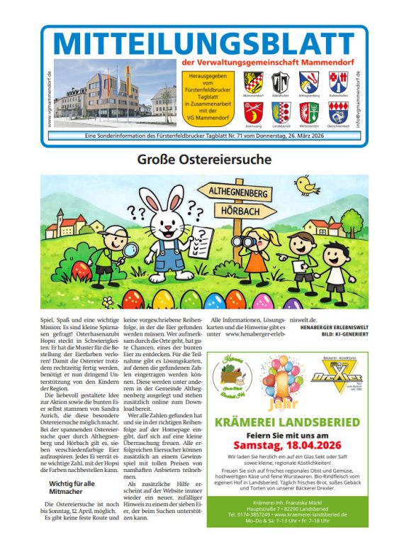 Mitteilungsblatt März 2026